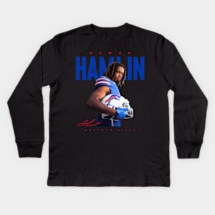 Damar Hamlin Kids Long Sleeve T-Shirt